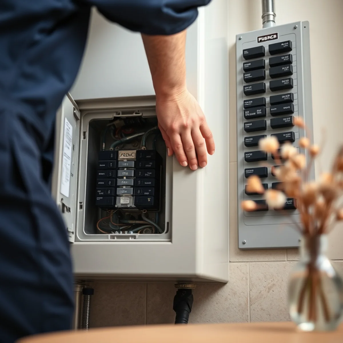 Testing an electric water heater heating element and the circuit breaker